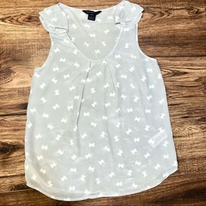 French Connection 100% Silk Sleeveless Blouse - sz 2